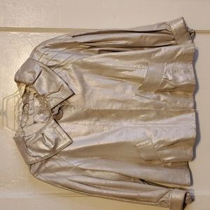 Champagne Leather Jacket